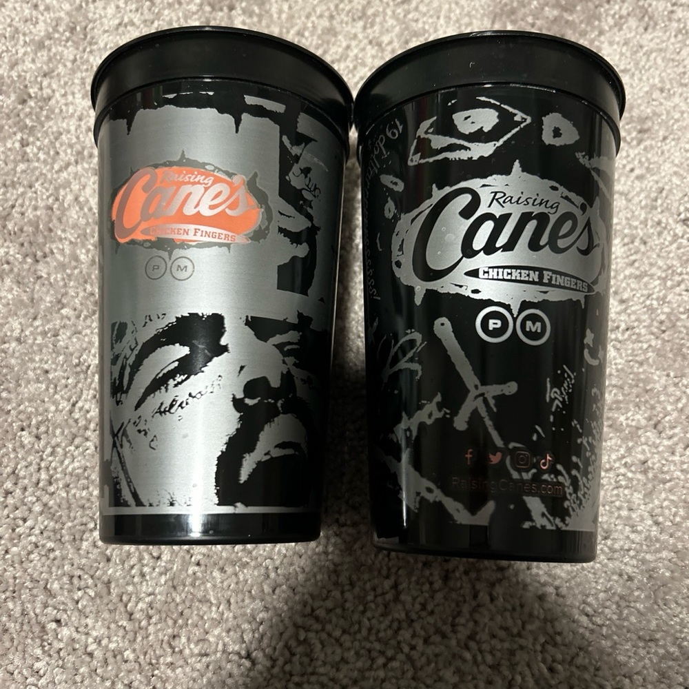 Post Malone Raising Canes Set Of 2 Reusable Cups